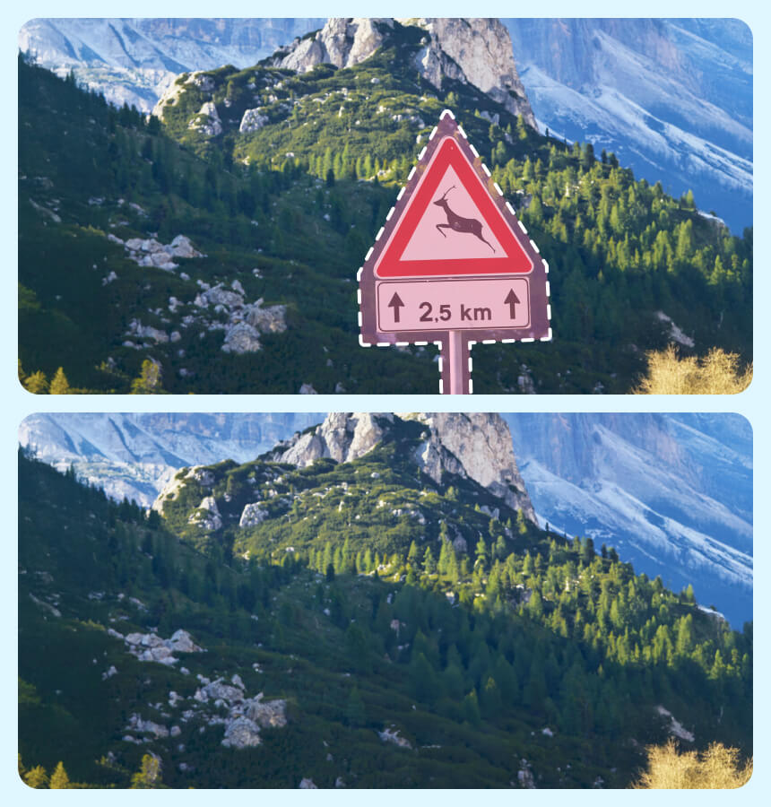 去除文字和 Logo